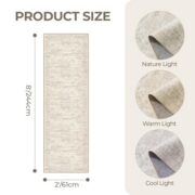 Washable Runner Rug for Hallways and Entryways - Image 3