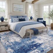 Modern Abstract Area Rug for Living Room and Bedroom - Image 3