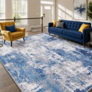 Modern Abstract Area Rug for Living Room and Bedroom - Image 4