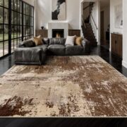 Modern Abstract Area Rug for Living Room and Bedroom - Image 2