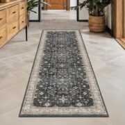 Boho Pattern Runner Rug for Hallways and Entryways - Image 2