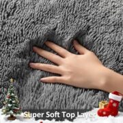 Washable Plush Shag Area Rug for Living Room and Bedroom - Image 4
