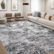 Modern Abstract Area Rug for Living Room and Bedroom - Image 2