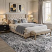 Modern Abstract Area Rug for Living Room and Bedroom - Image 4