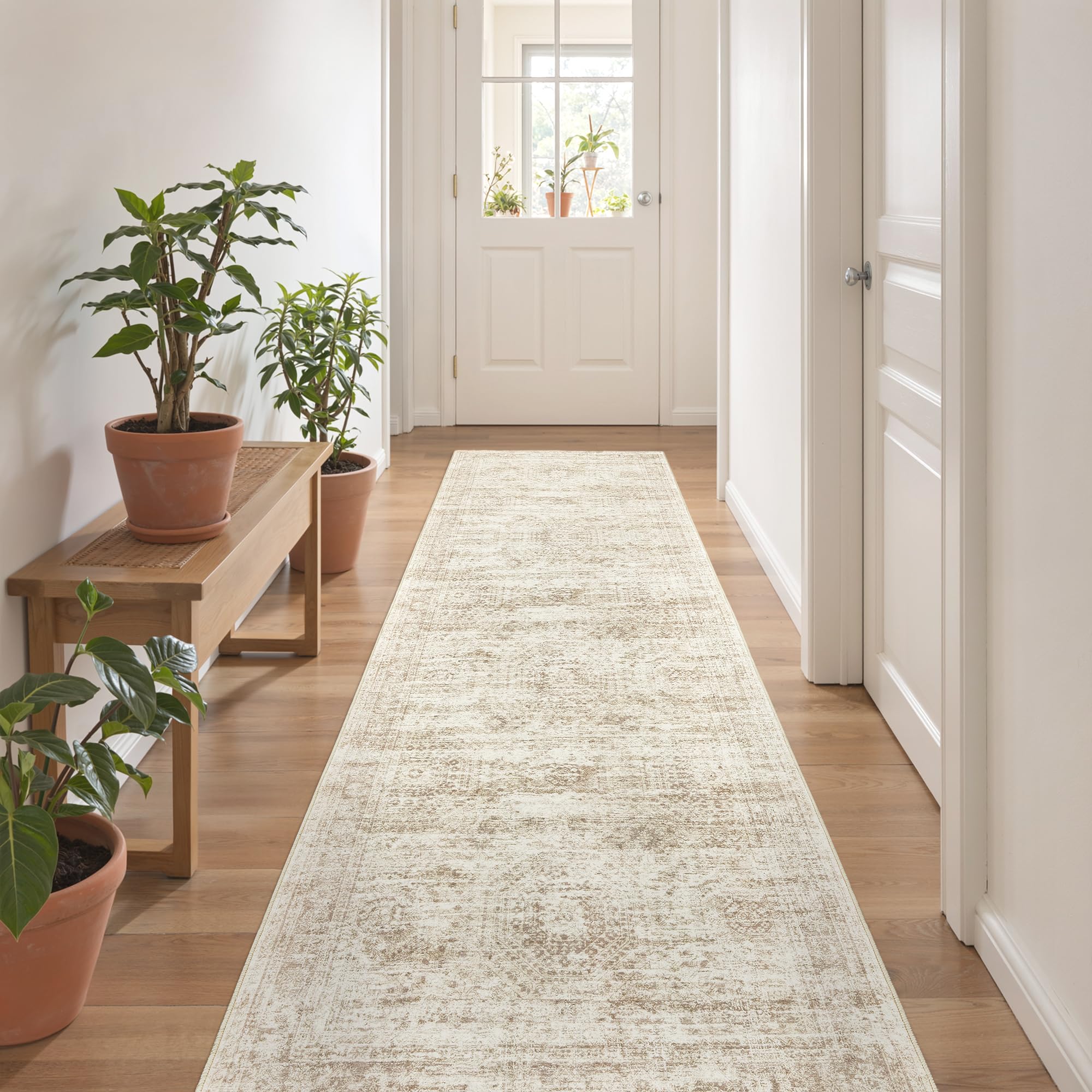 Version 1.0.0 Washable Runner Rug for Hallways and Entryways - Image 1