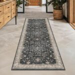 Boho Pattern Runner Rug for Hallways and Entryways