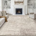 Washable Area Rug 6' x 9' (Rectangular) for Living Room