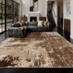 Modern Abstract Area Rug for Living Room and Bedroom