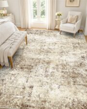Washable Area Rug for Living Room and Bedroom