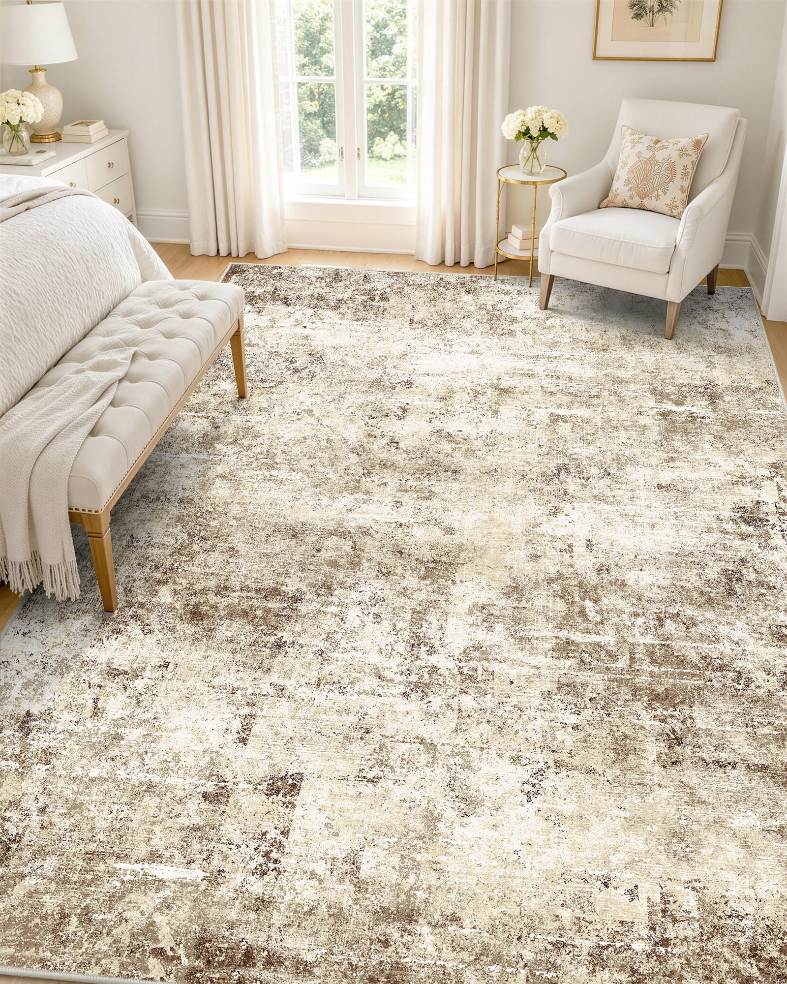 Version 1.0.0 Washable Area Rug for Living Room and Bedroom - Image 1